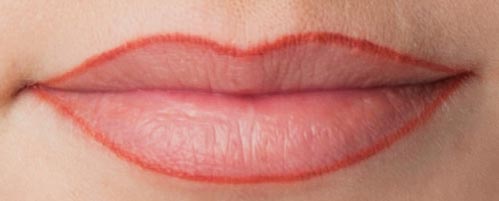 Lippenschattierung mit kontur Bild 3