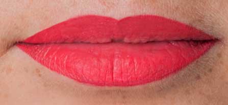 Lippenschtiftartige Mundschatierung Bild 4