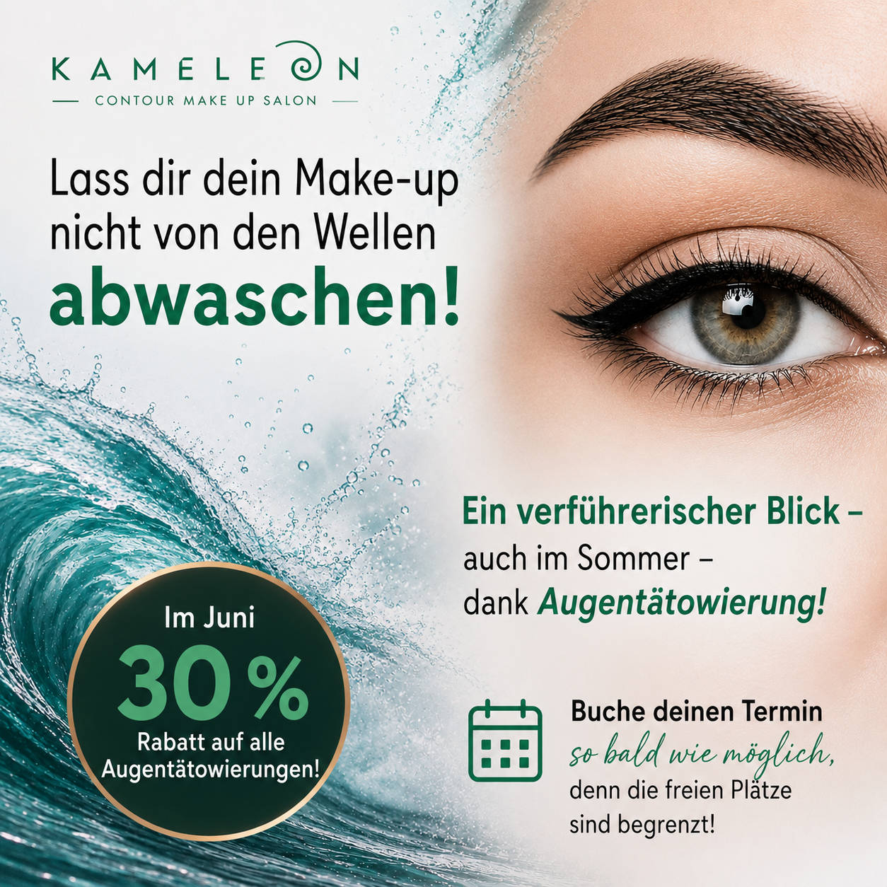 Im Juni 30% Rabatt auf alle Augentätowierungen!